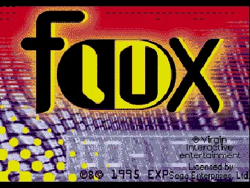 Flux (Europe) (Requires MegaCD) (Program) screen shot title